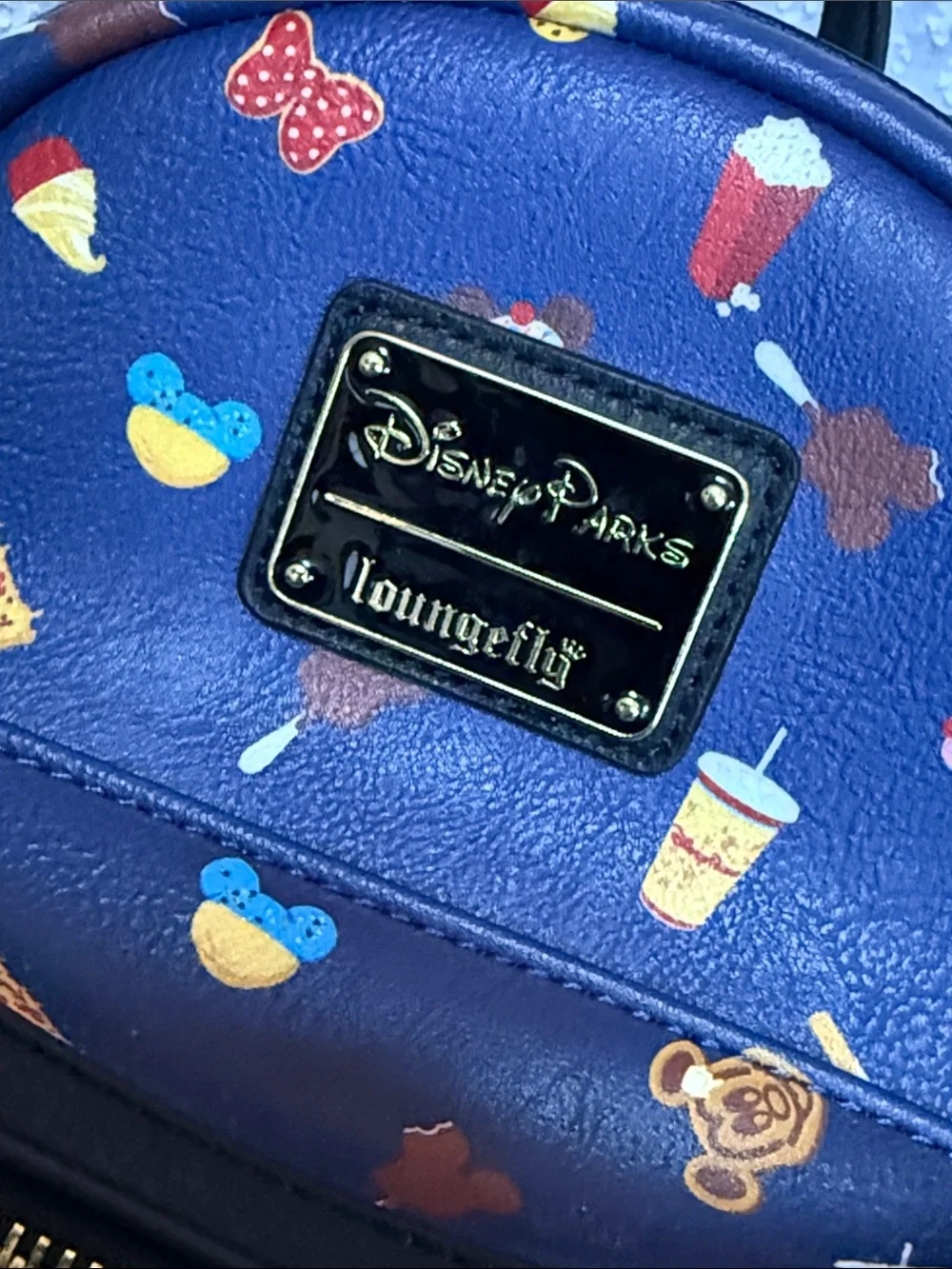 Disney Parks LoungeFly Mini Backpack Snacks Limited Edition